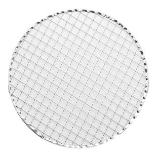 一次性烤网圆形围炉煮茶烧烤网烤肉家用烧烤专用铁丝网格片加厚