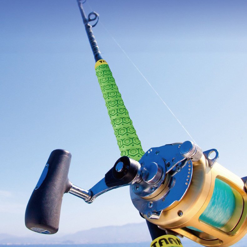 taan泰昂手胶吸汗带吸汗带鱼竿把加长带龙骨缠胶配件渔具手