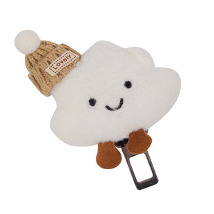 汽车安全插带卡扣可爱叉头接头延长固定器车载后排合金免响调节器