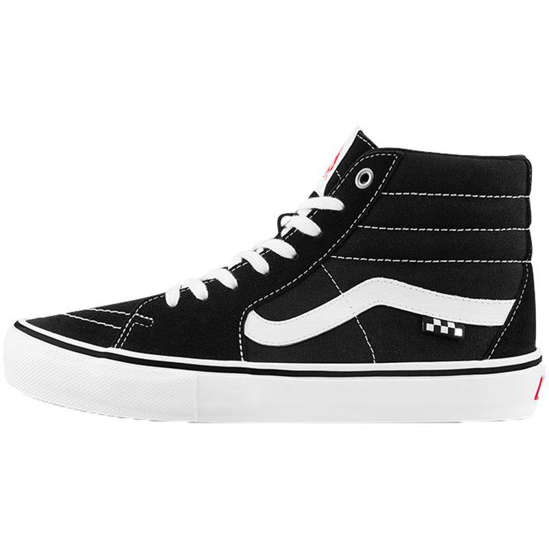 VansSk8-Hi黑色高帮滑板鞋