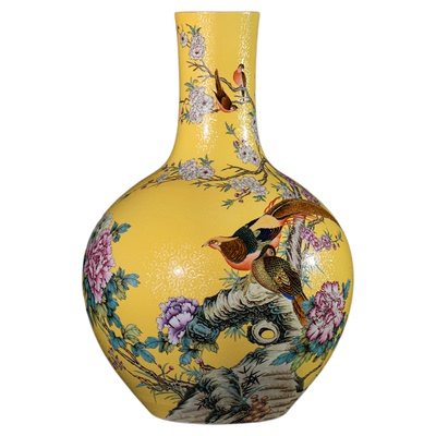 牡丹纹中式客厅家居摆件装饰品