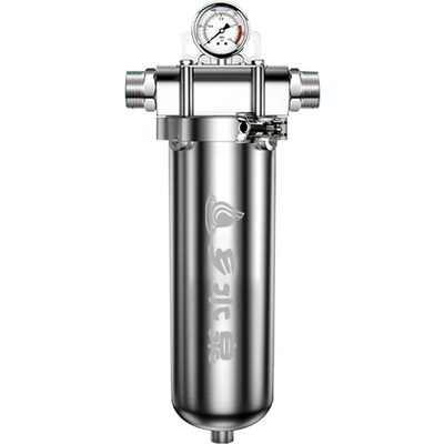 乡水泉卡箍前置过滤器304不锈钢全屋净水器家用大流量10寸20寸316