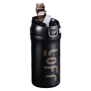 保温杯咖啡杯男生款水杯吸管杯子高颜值2025新款学生上学专用携带