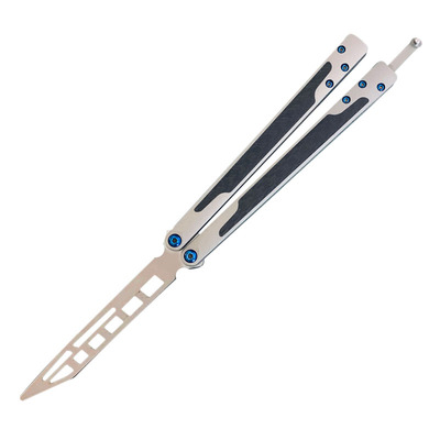 甩手刀未开刃蝴蝶刀THEONE