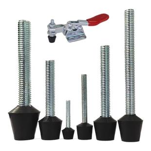 快速夹具配件 压头螺丝 橡胶头螺丝 尼龙螺丝 夹钳配件 包胶螺丝