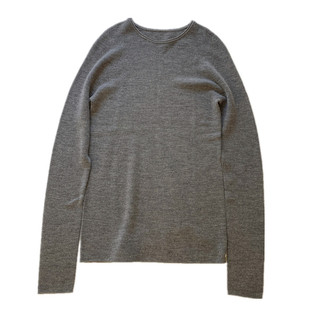 秋冬简约OL通勤商务弹力修身无缝一体扬子纱绵羊毛上衣长袖纯色女