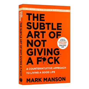 重塑幸福 英文原版 The Subtle Art of Not Giving a F*ck 如何活成你想要的模样 英文版进口书籍正版 马克曼森 Mark Manson