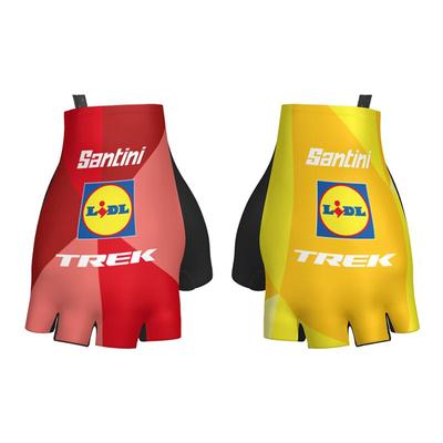 TREK崔克Santini Lidl-Trek环法车队版男女耐磨舒适半指骑行手套