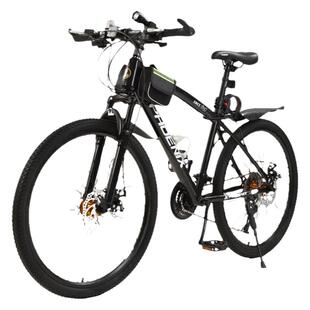 凤凰山地自行车男女式成人26寸学生变速减震双碟刹超轻便通勤单车