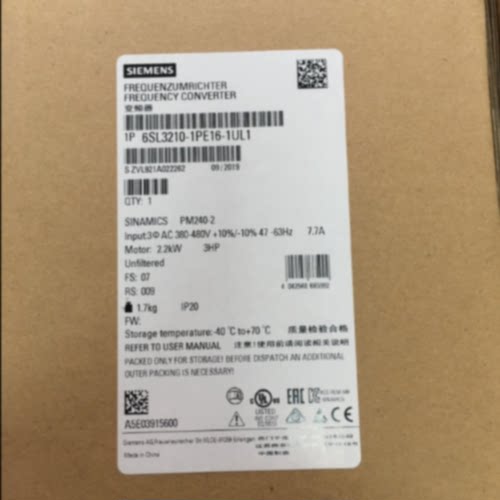 议价6SL3210-1PE18-0UL1/1PB21/功率模块PM240-2未过滤带集成式制