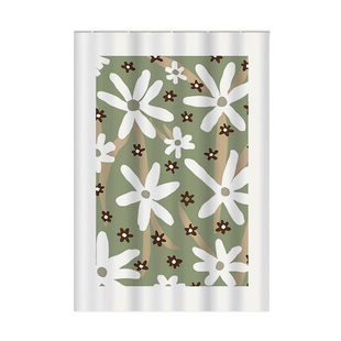 柜子遮挡帘子杂物鞋架防尘拉帘书柜橱柜门麻布帘魔术贴遮挡遮丑帘