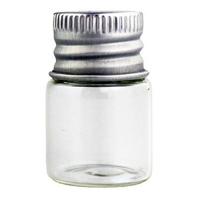 【防漏】铝盖胶塞小小玻璃瓶