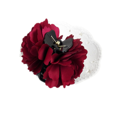 红色喜庆珍珠婚礼姐妹团手腕花