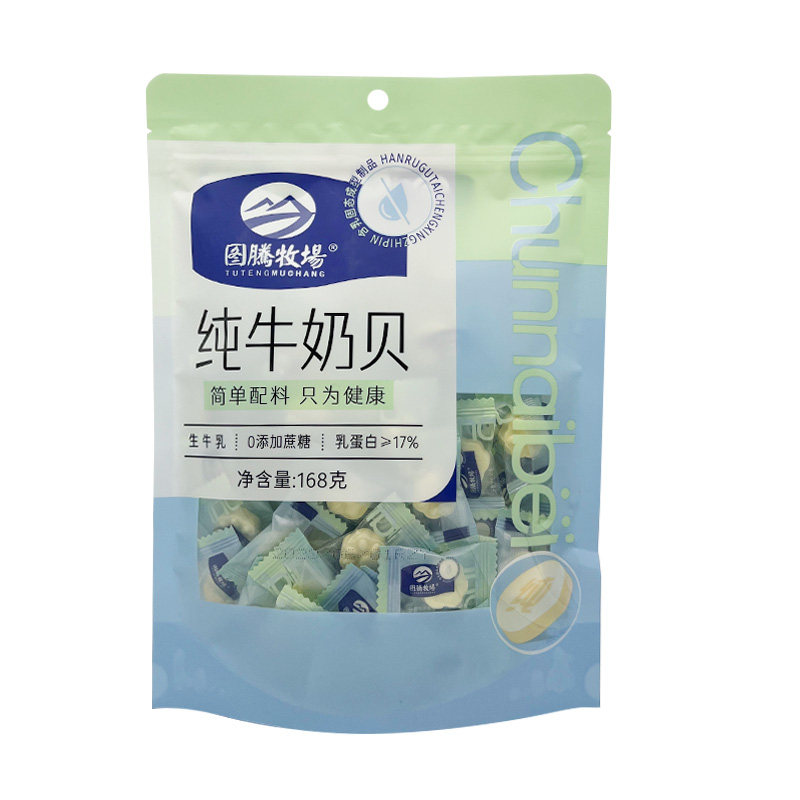 图腾牧场纯牛奶贝干吃奶片儿童