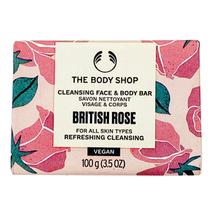 英国Thebodyshop 身体洁肤香皂沐浴皂手工皂100g芒果/西柚辣木花