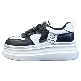 内增高8cm小白鞋女2026年春季新款休闲厚底板鞋爆款松糕运动鞋子