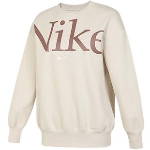 NIKE耐克加绒女子运动套装秋新款长袖卫衣套头衫休闲长裤两件套