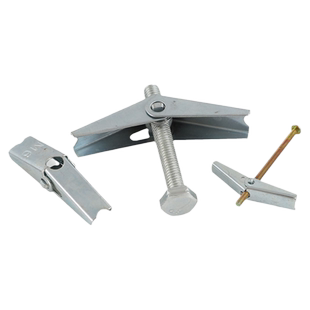 铁飞机空心砖中空墙预制板螺栓石膏板楼板兰花夹伞形六角膨胀螺丝