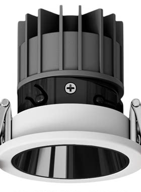 开孔55mm射灯防眩筒灯嵌入式7cm客厅直径6公分孔径6.5厘米小孔灯