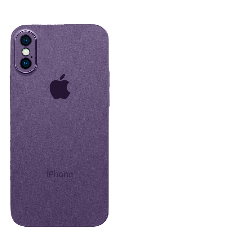 适用苹果x手机壳新款iphonex超薄透明磨砂xsmax高端xr全包防摔保护套xs网红女xmax潮牌男X纯色软硅胶10暗