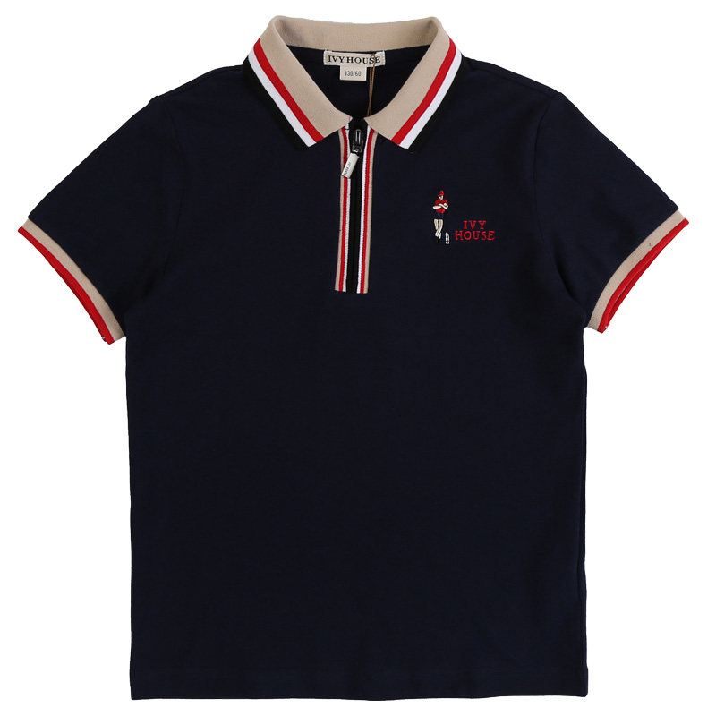 常春藤夏季短袖T恤POLO衫