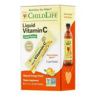 童年时光Childlife宝宝钙镁锌藻油DHA维c多维锌周享装6*5ml/盒