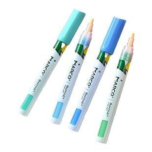 马可丙烯马克笔单支防水不透色彩笔学生儿童美术专用可水洗小学生笔芯水性比心水彩笔绘画本手绘彩色画笔DIY