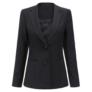 民生银行行服精品女士西装藏青色新款工作服职业装可水洗免烫西服