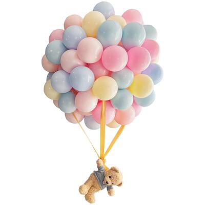 小熊热气球套餐创意造型双层球