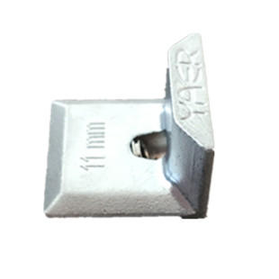 亚尔YAER铝合金锁点断桥窗加高锁块欧标13.5槽可调锁座K23槽锁扣