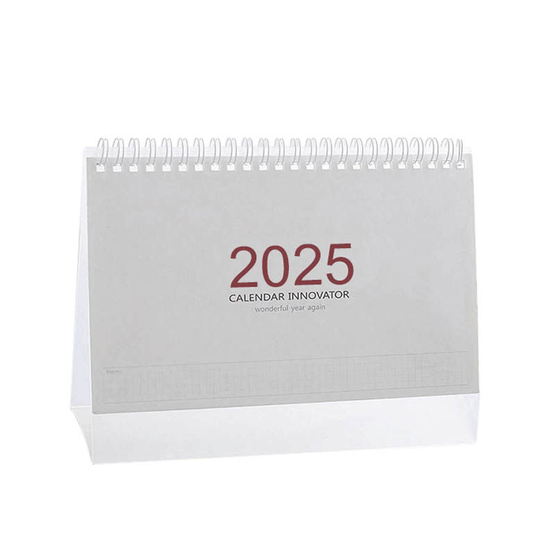 《 ins 简系列》2026年韩国风格良品日历 创新小清新台历架定制年历计划本备注录 公司企业定制定做月历2025