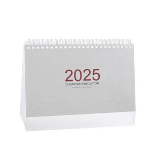 《 ins 简系列》2026年韩国风格良品日历 创新小清新台历架定制年历计划本备注录 公司企业定制定做月历2025