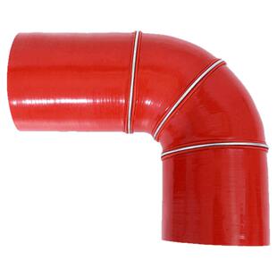 直角弯管接头L型硅胶管汽车改装中冷器增压器夹布硅胶管L型90度45