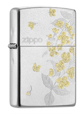 zippo打火机正品春绘茉莉