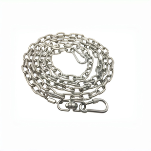 304不锈钢狗链子大型犬中型犬小型犬铁链项圈狗绳防咬家用牵引带