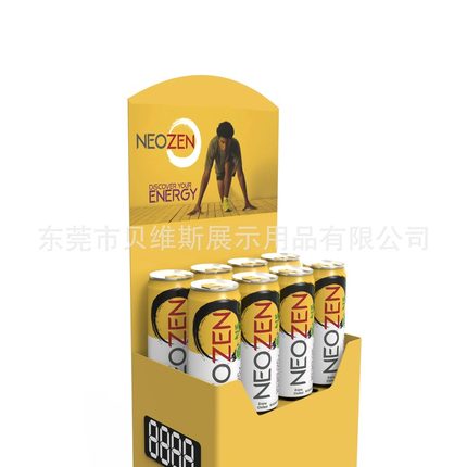 高容量雪碧自动升降架超市陈列架头卡可更换广告牌展览展示架定制