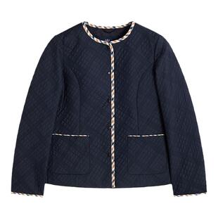Aquascutum/雅格狮丹秋冬新品时尚女双防棉服开衫外套Q5050EL051