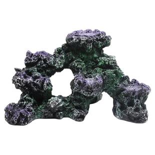 鱼缸造景仿真珊瑚礁海底礁石造景鱼缸装饰布景摆件鱼缸假山套餐