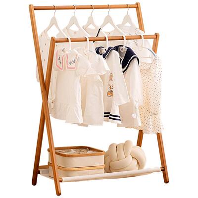 木马人挂衣架落地衣帽架卧室