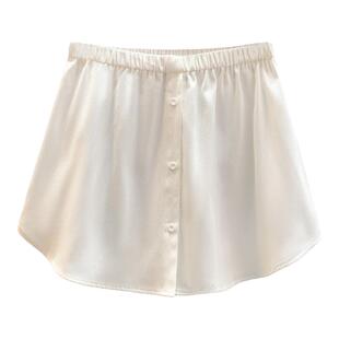 小屁帘女下摆遮屁股大码女装秋叠穿打底神器卫衣毛衣三角区假衬衣