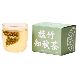 单向树桂竹知秋茶桂花甘草竹叶茶苦荞金银花薄荷养生冲泡花草茶