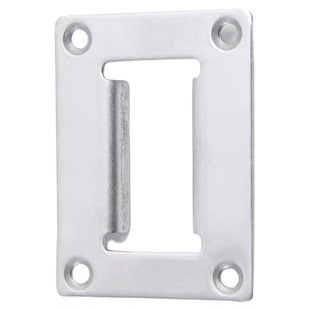 防盗门家用扣片方头圆头锁体调节片锁舌扣板锁具配件门框导向片