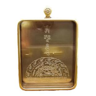 高档防水钛钢嘎乌盒手绘画保护壳护身本命佛像唐卡壳子吊坠不掉色