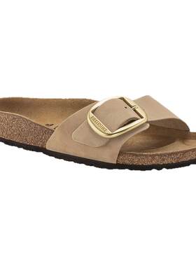 BIRKENSTOCK勃肯绒面一字带拖鞋