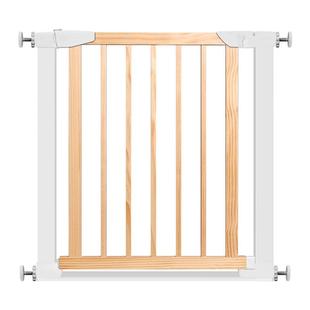 KINGBO不绊脚防护栏儿童实木门护栏宝宝楼梯口安全护栏宠物隔离栏