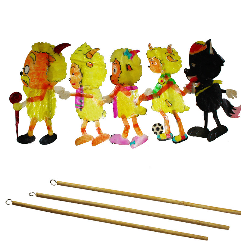 嫦娥奔月幼儿园皮影表演皮影戏