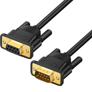 绿联 RS232串口线延长母对母/公对母/公对公COM口线DB9九针串口线