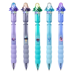 爱好转转笔可擦写热可擦旋转笔陀螺笔可以玩转的可擦中性笔旋风笔0.5学生黑笔黑科技网红创意摩易擦按动笔st