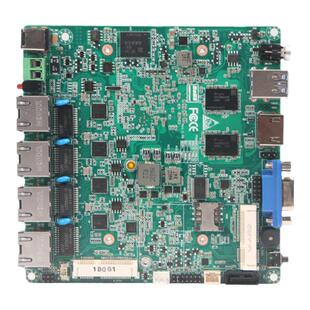派勤J4105工控主板4网口迷你软路由爱快防火墙视觉工业电脑主机