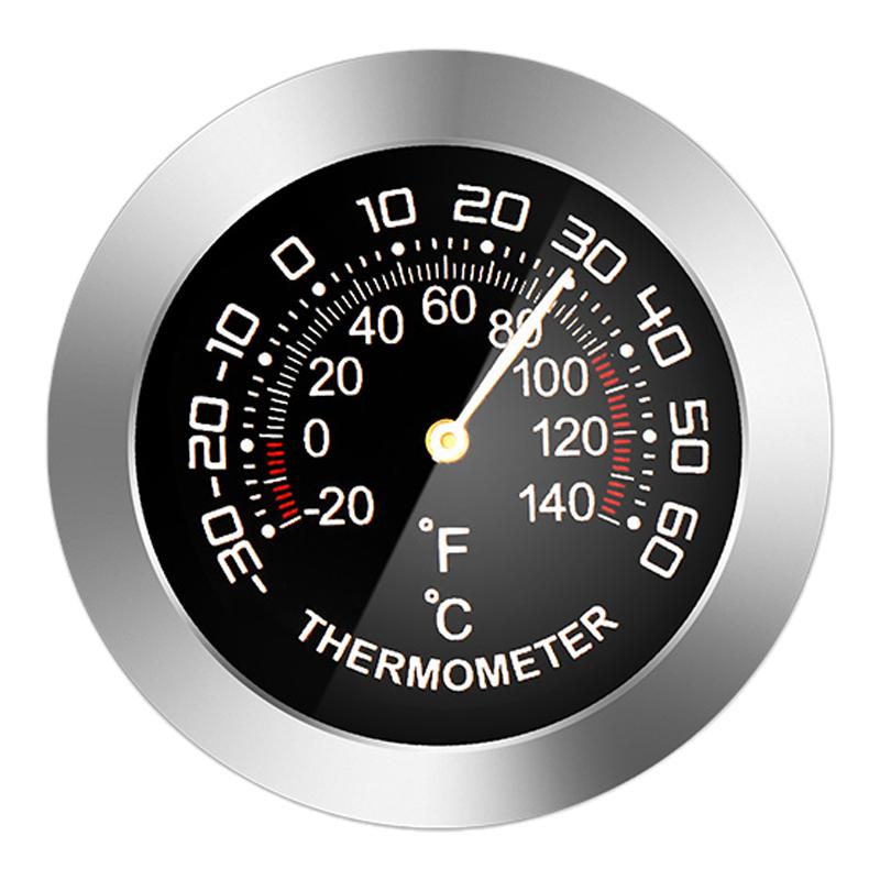 三印迷你车载温度计汽车内测量专用高精度冰箱湿度表冷藏温湿度计